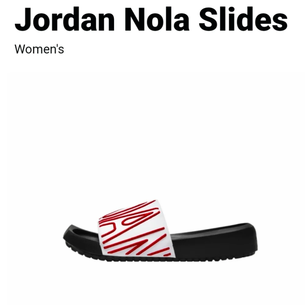 NWT Women's Jordan NOLA Slides - Picture 1 of 10